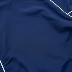 Conjunto Deportivo Azul para Hombre, Chaqueta con Cierre Completo y Cuello Alto, Estilo Deportivo, Transpirable, Poliéster, Corte Regular, para Otoño, con Bolsillos Laterales - Product Image 5