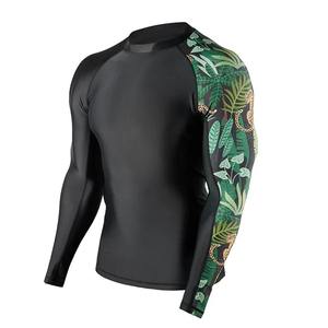 Chemises de compression pour hommes, protection solaire UPF50, séchage rapide, manches longues, pour le surf et la natation - Product Image 4