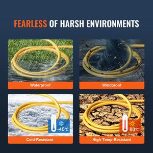 Cable de Extensión para Generador de Alta Resistencia de 30 Amperios, 25 Pies, Cable de Alimentación para Exteriores, NEMA L5-30P a Tres NEMA 5-15R STJ 125V 375W - Product Image 6