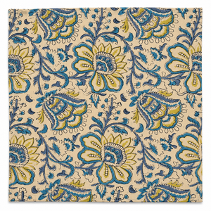 Custom Design Organic Eco-Friendly Lightweight <b>Purple</b> Flower Block Printed Cotton Voile <b>Fabric</b> Breathable Soft Accessories Girls - Product Image 1