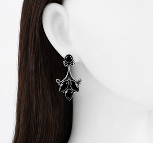Fashion Purple Multi Stone Drop <b>Earrings</b> for Women | Elegant Gemstone Stud <b>Dangle</b> <b>Earrings</b> | Wholesale Jewelry - Product Image 6