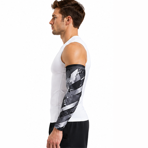 Manchons de compression pour hommes personnalisés pour le sport, la course, le cyclisme – Respirants, extensibles, de soutien et de protection pour l'entraînement athlétique - Product Image 6