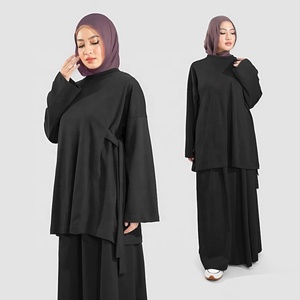 Customize Muslim Swimwear Islamic Unisex Modest Hijab Full Coverage Pants/<b>Skirt</b> 2-Piece Set Spandex/Polyester Breathable Quick - Product Image 1