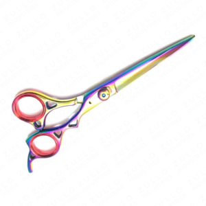 กรรไกรตัดผมคุณภาพสูง หลายสี สแตนเลส ปลายแหลมคม สำหรับร้านเสริมสวย - Product Image 4