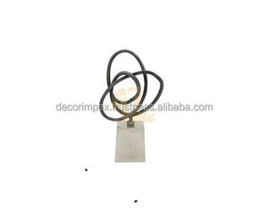 Eco-Friendly Modern Aluminum Metal Abstract Decorative Sculpture Home Decor <b>Statue</b> Accent Figurine <b>Gold</b> - Product Image 4