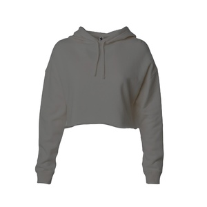 Rockpanther — haut court pour femme, ensemble de survêtement à capuche et manches longues, taille haute, avec cordon de serrage, été 2020 - Product Image 1