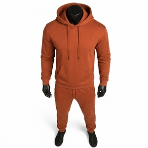 Survêtement de sport pour homme sur mesure, 2 pièces, surdimensionné, en tissu épais - Product Image 4