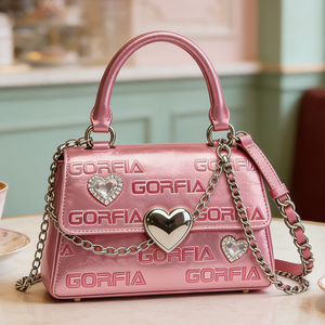 Bolso Tote Casual de Cuero Cuadrado Clásico 2026, Impermeable, con Cierre de Cremallera y Detalles Metálicos, Ideal para Uso Diario - Product Image 5