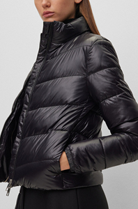 Chaqueta Acolchada de Invierno y Otoño, Gruesa, Cálida, Cortavientos, con Cierre, Bolsillos, Cuello Alto, Manga Larga, Transpirable - Product Image 6