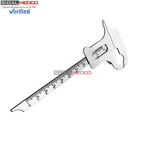 Pied à coulisse vernier 10 cm en acier inoxydable allemand, instrument orthodontique dentaire de mesure de précision - Product Image 5