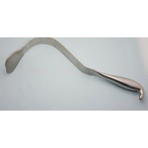 เครื่องมือผ่าตัด Harrington Splanchnic Retractor ขนาด 42 มม. ใบมีดโค้งงอเล็กน้อยรูปหัวใจ มุมฉาก ได้รับการรับรองมาตรฐาน CE ISO - Product Image 1