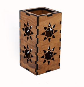 MDF Pen Holder Gift Box Pen Holder Unique Design <b>Mosaic</b> On MDF Wood Pen Stand Desk Top Selling Sale - Product Image 5