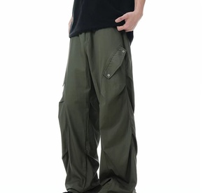 Pantalones Cargo de Mezclilla para Hombre, Estilo Holgado, Oversize, de Algodón, Estilo Trabajo, Venta al Por Mayor, Ligeros, Corte Recto, Vintage - Product Image 6