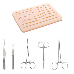 Kit de Práctica de Sutura Manual Premium con Almohadilla de Silicona para Estudiantes de Medicina, Herramientas Quirúrgicas para Entrenamiento - Product Image 2