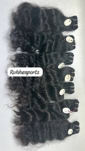 Extensiones de Cabello Natural Indio Remy de 18 Pulgadas, Ondulado y Rizado, con Puntas Gruesas - Product Image 3