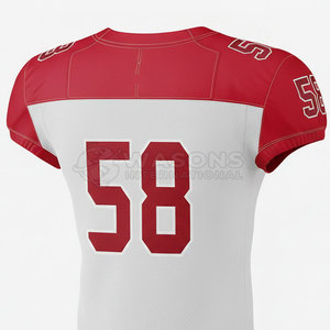Maillot de football américain OEM de haute qualité, vêtements de sport personnalisés, design personnalisé, uniforme d'équipe - Product Image 5