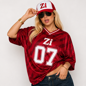 Camiseta de Fútbol Americano Extra Grande para Mujer, Ropa Deportiva de Malla Sublimada, Marca Personalizada, Proveedor Mayorista OEM - Product Image 5