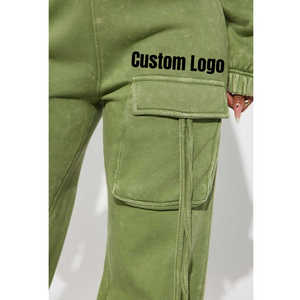 Conjuntos de Sudadera con Capucha y Pantalones Deportivos Casuales de Forro Polar Ligero para Mujer, OEM, Personalizados, al por Mayor, Ecológicos, Lisos - Product Image 5