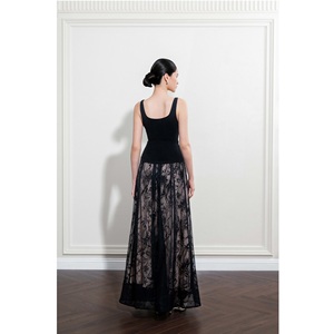 Ropa de Mujer, Faldas de Seda para Mujer, Falda Larga SERENE, Cintura Alta, Encaje Floral, Suministro ODM, Ropa Casual para Mujer - Product Image 5