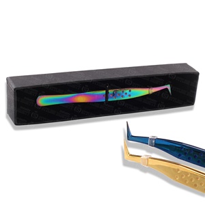 Boîte d'emballage pour pince à cils, transparente ou style marbre, étui de beauté pratique pour les voyages, service de marque privée pour les outils à cils - Product Image 6