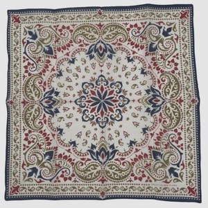 Customized 100% Cotton bandana Digital Print Women's Small Fashionable <b>Square</b> handmade <b>Headband</b> product scarves Scarf - Product Image 6