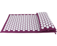 Ensemble de tapis et d'oreiller de massage par acupression en ABS et coton, écologique, avec logo personnalisé, pour le fitness corporel, marque privée, vente en gros