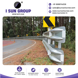 Barrera de Seguridad Anticollisiones para Carreteras, Amortiguador de Impactos de Acero para Protección de Tráfico en Carreteras - Product Image 3