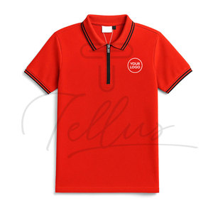 เสื้อเชิ้ตผู้ชายทรงเข้ารูปคุณภาพสูง ผ้าฝ้าย 100% คอปก ระบายอากาศ แห้งเร็ว ซิป ¼ - Product Image 6
