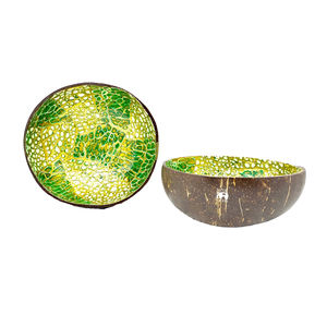 Bols en coquille d'oeuf artisanaux vietnamiens coquillage poli coloré naturel et noix de coco nouvelle idée pour bols à bonbons décoratifs - Product Image 2