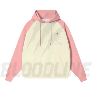 Sudadera con Capucha Unisex Bloodline, Manga Raglán, Corte Regular, Casual, Amarillo y Rosa, Bolsillo Frontal, Tejido Transpirable, Invierno - Product Image 2