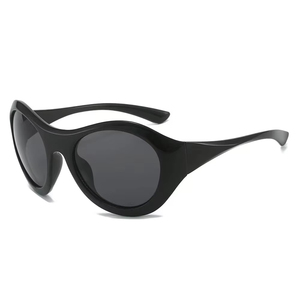 Lunettes de soleil ovales surdimensionnées 2025 – Tendance Y2K Punk pour femmes et hommes – Sports de plein air – Verres PC – Protection UV400 - Product Image 2