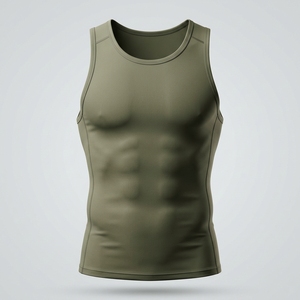 Wholesale Custom <b>Men</b> <b>Singlet</b> Polyester Fabric Slim Fit Gym Wear <b>Mens</b> Stringers Muscle Shirts Work Out O neck Tank Top for <b>Men</b> - Product Image 1