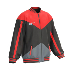ELEGANT CORPORATION Men's Windbreaker <b>Jacket</b> Casual Winter Wear Stand Collar Zipper Front Solid Color <b>Slim</b> <b>Fit</b> Regular Length - Product Image 1