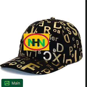 Gorra Deportiva de 5 Paneles Personalizada, Económica, de Terciopelo y Mezclilla, con Bordado, Sublimación, Impresión de Logotipo, Publicitaria, Unisex, para Todas las Temporadas - Product Image 1