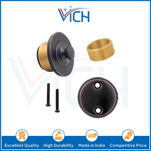 Kit de Desagüe para Bañera con Placa de Desbordamiento de Dos Orificios para Reemplazo de Bañeras y Proyectos de Fontanería y Reparación de Baños - Product Image 6