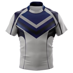 Sportswear Rugby Uniforms Men OEM Rugby Kits High Quality Sublimation Custom Print Logo Men Uniform Rugby Jersey - Product Image 1