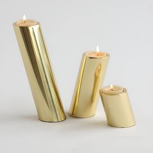 Candelabros de metal de alta resistencia, chapados en oro, con un aspecto atractivo, para centros de mesa en el hogar y hoteles. - Product Image 3