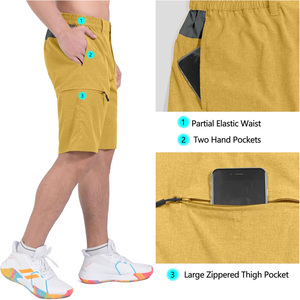Shorts de sport pour hommes avec design personnalisé, fabricant d'articles de golf performants, Pakistan, OEM, export, approvisionnement mondial - Product Image 4