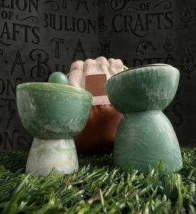 Ensemble de brûleur à bakhoor en résine de luxe avec boîte de rangement pour oud, sac de transport et pinces métalliques, encens arabe, décoration d'intérieur - Product Image 4