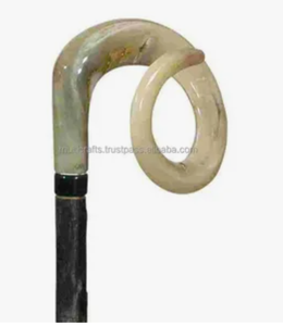 Bastones de Paseo Ecológicos de Cuerno de Búfalo Natural Pulido, Respetuosos con los Animales - Product Image 3