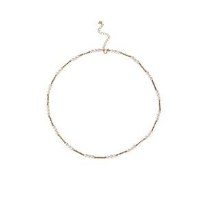 สร้อยคอไข่มุกน้ำจืดธรรมชาติสไตล์บาร็อคสำหรับผู้หญิงดีไซน์เฉพาะกลุ่มสร้อยคอระดับกระดูกไหปลาร้าระดับไฮเอนด์ - Product Image 4