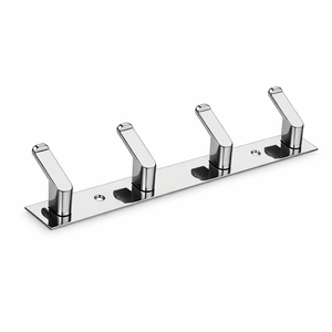 Gancho de Pared de Acero Inoxidable de 4 Puntas, Gancho para Colgar en la Puerta Resistente a la Oxidación SS202, Proveedor Mayorista - Product Image 1