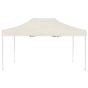 เต็นท์พับได้สำหรับงานแต่งงานและงานปาร์ตี้ ขนาด 14.8 x 9.8 ฟุต ทำจากอลูมิเนียมอัลลอยสีครีม - Product Image 3