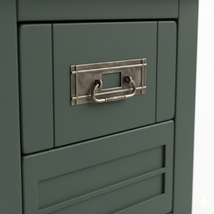 Mesa de Centro Moderna y Resistente con 2 Cajones, Madera de Caucho Blanca, MDF, Marca PKP, Muebles para Sala de Estar - Product Image 4