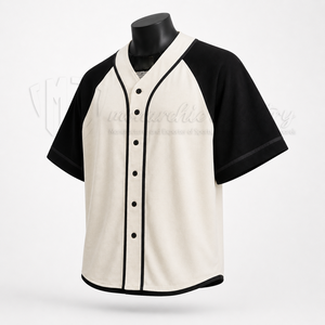 Maillot de baseball vintage à manches raglan, uniforme d'équipe personnalisé à boutons, anti-humidité, fabricant de vêtements de sport OEM ODM en gros - Product Image 3