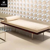 Sofá Cama Barcelona para Apartamentos Pequeños, Moderno, Minimalista, Individual, de Oficina, de Doble Uso, Modelo para Descanso, Reclinable