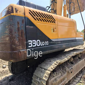 Excavatrice sur chenilles hydraulique robuste d'occasion Hyundai R330LC-9s de 33 tonnes, de fabrication coréenne, avec pompe Cummins d'origine, expédition depuis Shanghai - Product Image 6