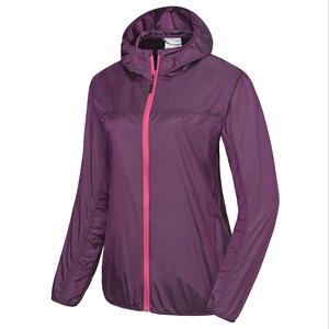 Women's <b>Running</b> Windbreaker <b>Jacket</b> <b>Lightweight</b> Water Resistant <b>Jacket</b> with Hood for Cycling Camping - Product Image 4