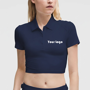 เสื้อโปโลผู้หญิงแบบใหม่ 100% ผ้าฝ้าย สไตล์ลำลอง ลายเรียบ ไซส์หลากหลาย ระบายอากาศได้ดี แฟชั่นทันสมัย ทรงคลาสสิก เหมาะสำหรับเล่นกอล์ฟ - Product Image 2