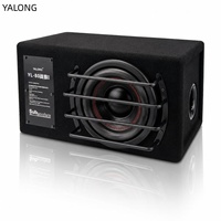 Subwoofer de voiture 8 pouces 12V en MDF, fabrication directe usine, haute puissance, basses profondes, solution d'amélioration du système audio de voiture OEM ODM